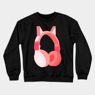 Cat Ear Headphones Crewneck Sweatshirt